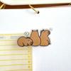 Breastpin Acrylic Capybara Pin Cute Animal Capibara Badge Exquisite Capybara Brooch  Party