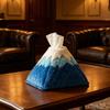 Tissue Box, Mountain Design, Soft Plush Storage Organizer, Multi-Purpose Foldable Tissue Holder for Home Office Car