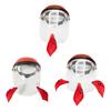 Hummingbird Feeder Helmet Hands-Free Outdoor Birds Feeder Hat with 1/2/3 Ports Adjustable Face Masque Wild Birds Feeder for Yard Garden Patio