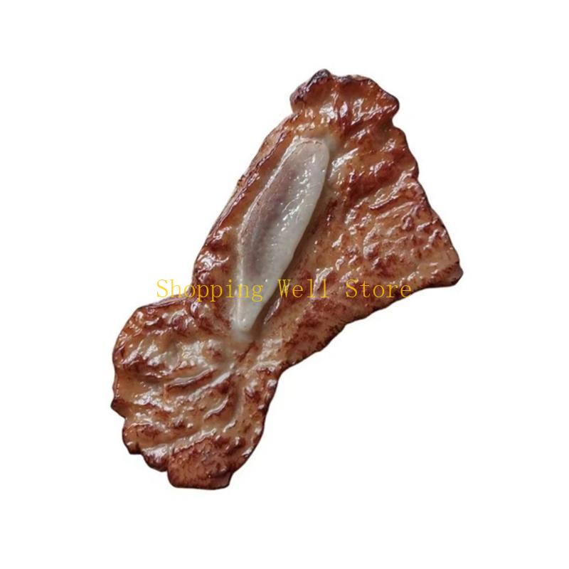 

KX4B Artificial Steak Pork Fake Beef Simulation Beef Pork Fake for Kitchen Markets Display Photography Props