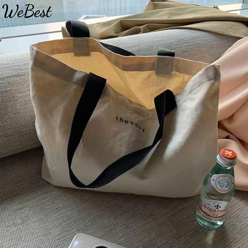 

Niche Design Minimalist Canvas Bag