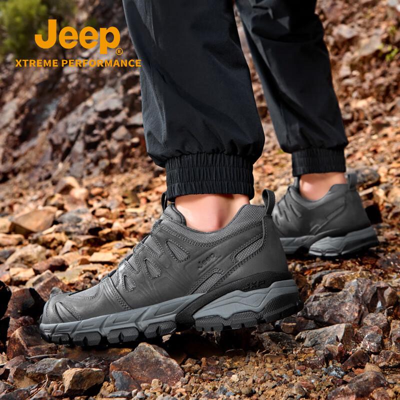 Мужские кроссовки для хайкинга Jeep с комбинированным дизайном 42