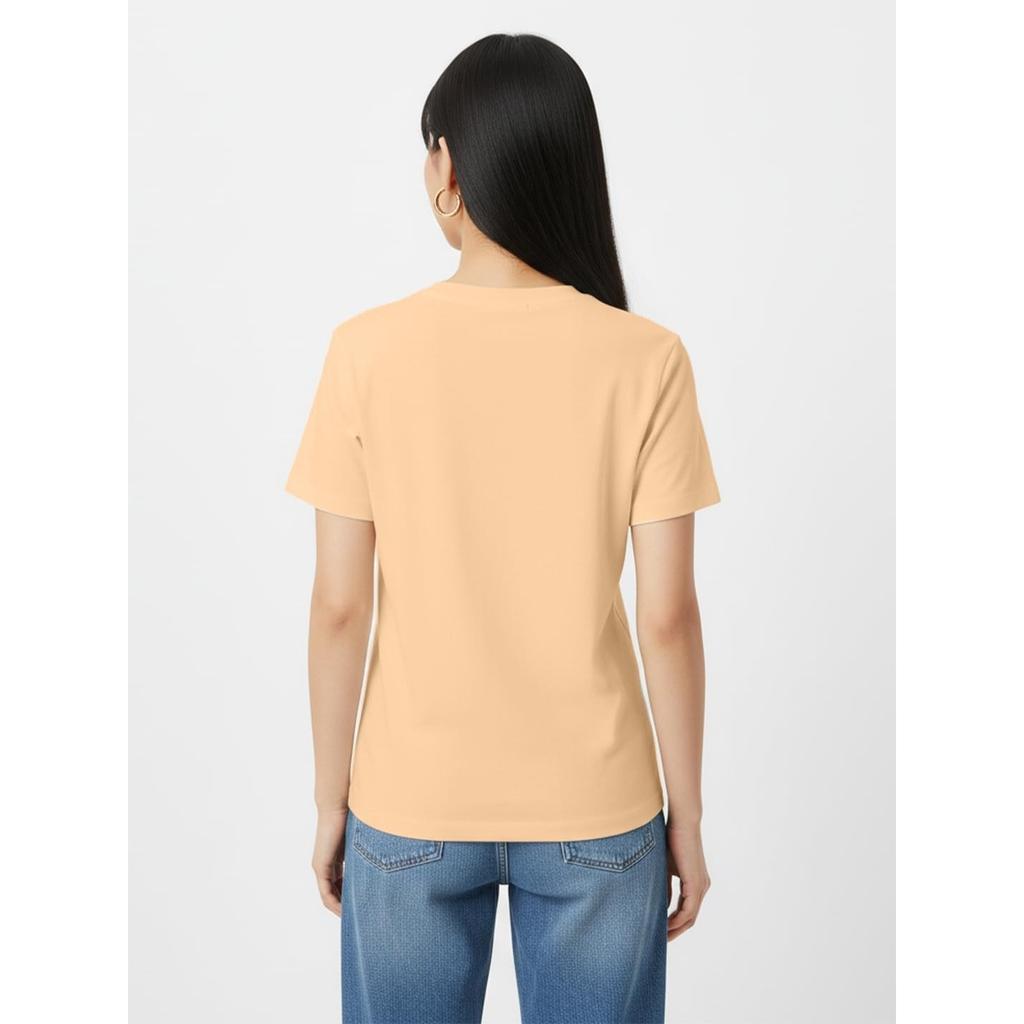 Women's Half Sleeve Cotton Blend Loose Fit Casual Wear Top T-shirt Pack Of 3