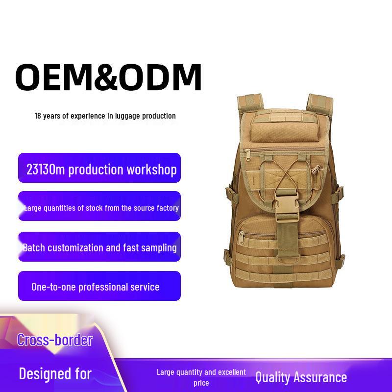X7 Tactical Waterproof Men's Hiking Backpack - Outdoor Travel & Camping Double Shoulder Bag