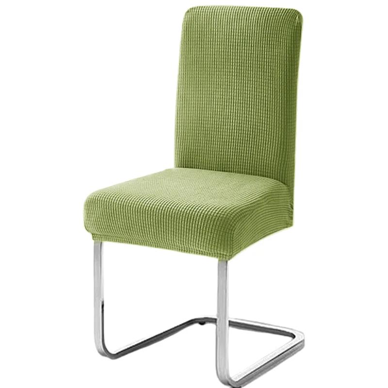 Thickened Autumn Jacquard Chair Covers Backrest Covers Stretch Spandex Dining Room Seat Cover Protector for Home Kitchen Hotel