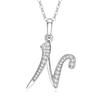 2025 New 26 Letter Zircon Necklace Design, Trendy English Pendant, Fashionable Temperament, High-end Personality, New Necklace
