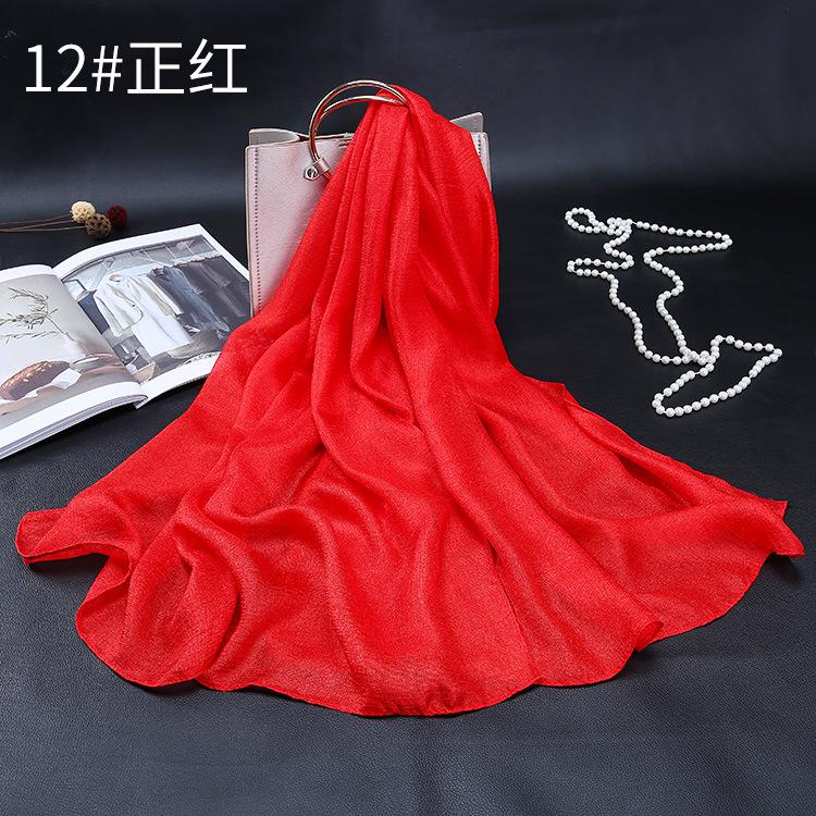 High Quality Luxury Holland Linen Fabric Scarf Shawl Woman Scarves And Wraps Foulard  Muslim Hijab