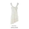Kaslead New Women Clothes Western Style Fashion Casual Lace Laminated Decoration Dress 2298190