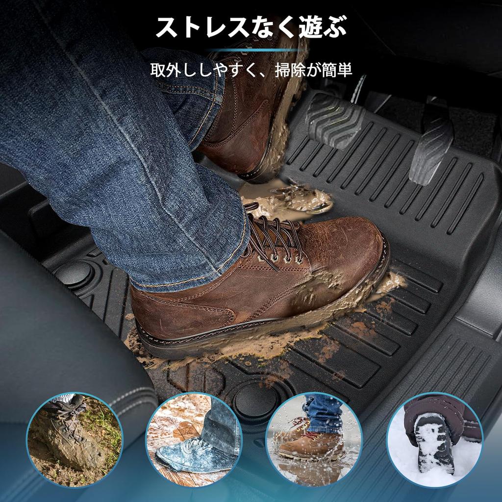 Dywaniki podłogowe Nissan Nowa Seria T33 dla określonych modeli Nissan T33 SNT33 Dywaniki samochodowe 3D Wodoodporne dywaniki Materiał TPE Dywaniki ochronne odporne Wnętrze