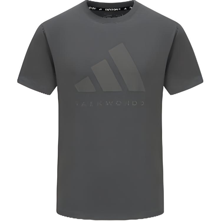 

Adidas Футболка с коротким рукавом и круглым вырезом с логотипом, мужские топы, темно-серый цвет ADICLTS24TKP-GFC XXXL