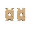 1/2pcs Multi-Size Edge Pottery Clay Trimming Scraper Non-Slip Texture for Handmade Pottery Shaping DIY Ceramic Art Projects