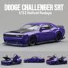 Simulation 1/32 Dodge Challenger Hellcat SRT Alloy Car Model Collection Miniature Voiture Metal Toy Vehicle Boyfriend Gift