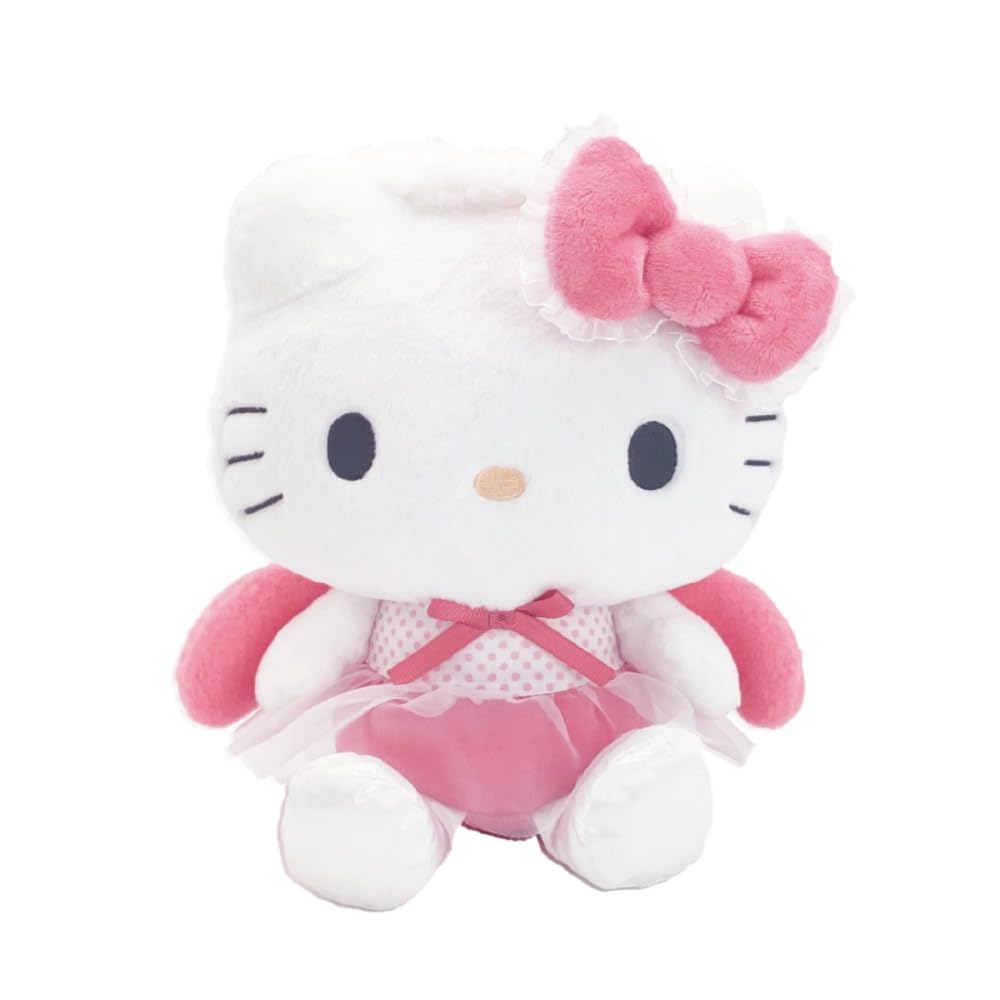 Nakajima Corporation Sanrio Angel Ballerina S Hello Kitty Plush Toy Angel Ballerina Costume Pastel Cute Interior Gift Authentic Product 218322-25
