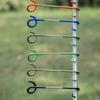 1Pc Light Pole S-shaped Pig Tail Hook Non-Slip Iron Tent Lamp Stand Holder Outdoor Hunting Fishing Lantern Hanger Camping Tools