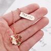 Portable Book Clip Cartoon Character Metal Peach Heart Pendant Pagination Mark Bookmarks