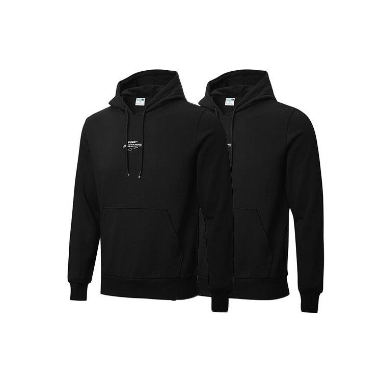 Puma Avenir Letter Print Sports Hoodie Men Hoodies Black 530020-01