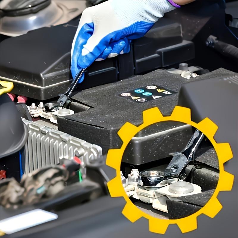 Multifunctional Dual-purpose Ratchet Tool, 8mm Combination Wrench with Removable Head, Reversible Torque Adjustment, Ultra-Durable Chrome