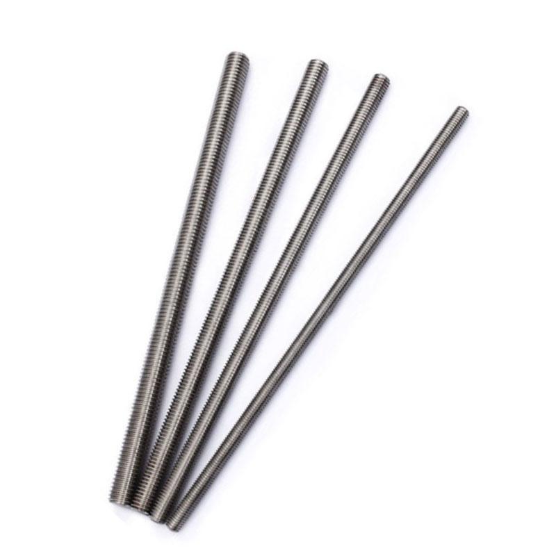 M2 M2.5 M3 M4 M5 M6 M8 M10 M12M14M16M18 M20 304 Stainles Steel Full Thread Rod Screw Rod Headless Bolt Thread Full Threaded Stud