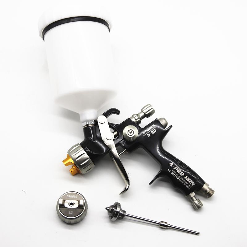 Spray Gun With 1.3 And 1.7mm Car Paint Gun With 600CC Mix Tank And Adpater Varnish Paint Sprayer /Air Spray Gun/Air Tools
