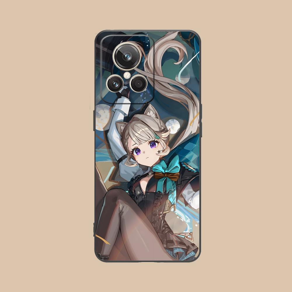 Game GI Lynette Matte TPU Mobile Phone Case for Realme GT 8 Neo Pro C75 73 71 C67 65 C55 53 C35 31 C20 15 Colorful Cover