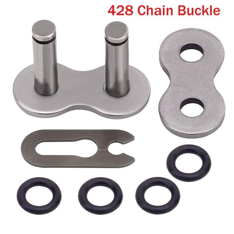 Motorcycle Drive Chain Buckle O-ring Link 428 520 525 530 Universal Heavy Chain Connecting Connector Master Joint Link Lock 428 Chain Buckle