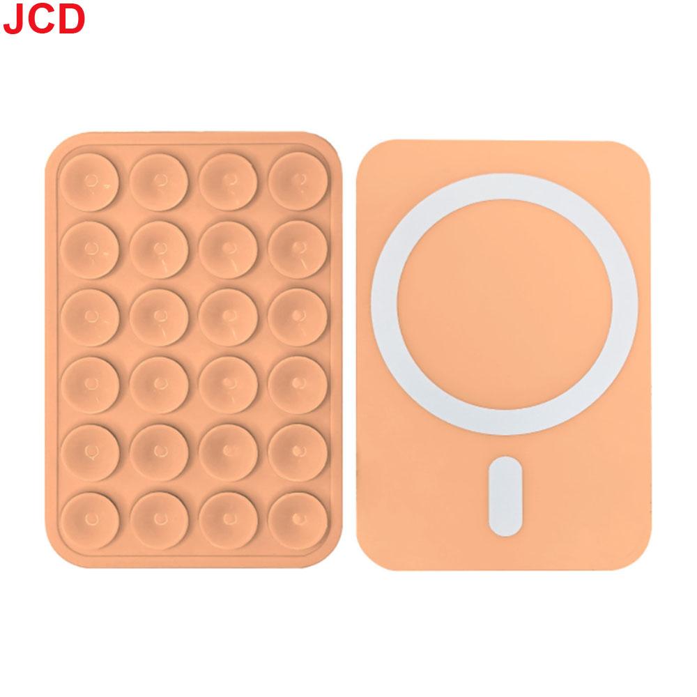 JCD 1pc For Magsafe Magnetic Suction Cup Mount Silicone Suction Phone Case Stand Universal Hands-Free Mirror Shower Phone Holder