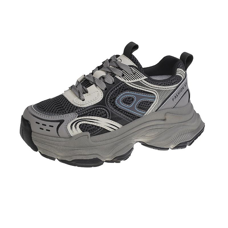 

Платформа женская осень новая легкая спортивная обувь повседневная беговая обувь повседневная женская обувь 39 серый