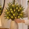 Artificial Christmas Tree Branches with Lights, Mixed for Holiday Home Decor