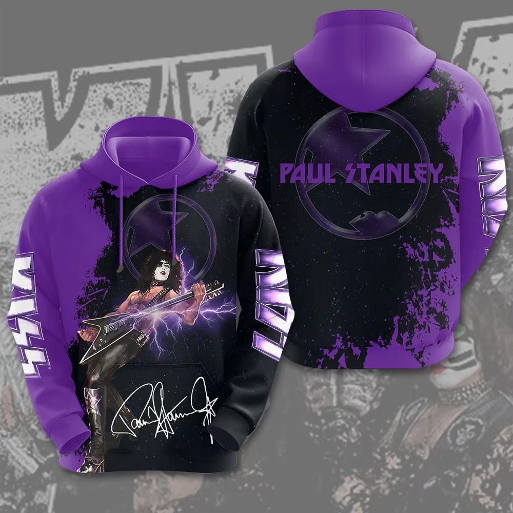 

Мужская толстовка New Rock с 3D-принтом группы Kiss, модный повседневный спортивный костюм, худи, свитшот, осенне-зимняя одежда 2XL