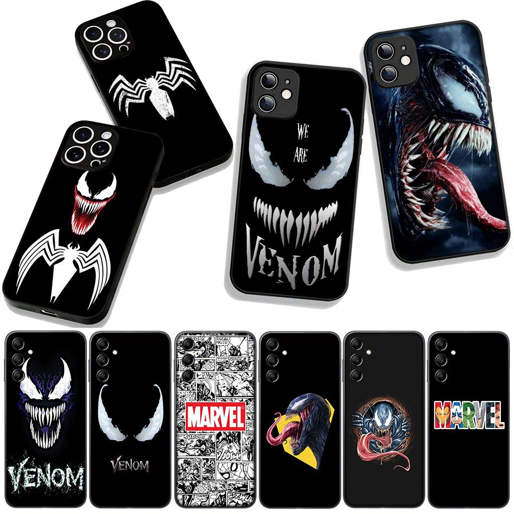Marvel Venom Cover Phone Case for Xiaomi Poco F7 F6 F8 Ultra F5 X7 X6 X5 X3 NFC M7 M6 Pro C85 C75 C65 C71 C61