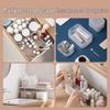 CHAHUA Frosted Divided Desktop Cosmetic Organizer