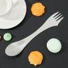 Camping Tableware Cutlery Tool Fork Spoon 3 In 1 Stainless Steel
