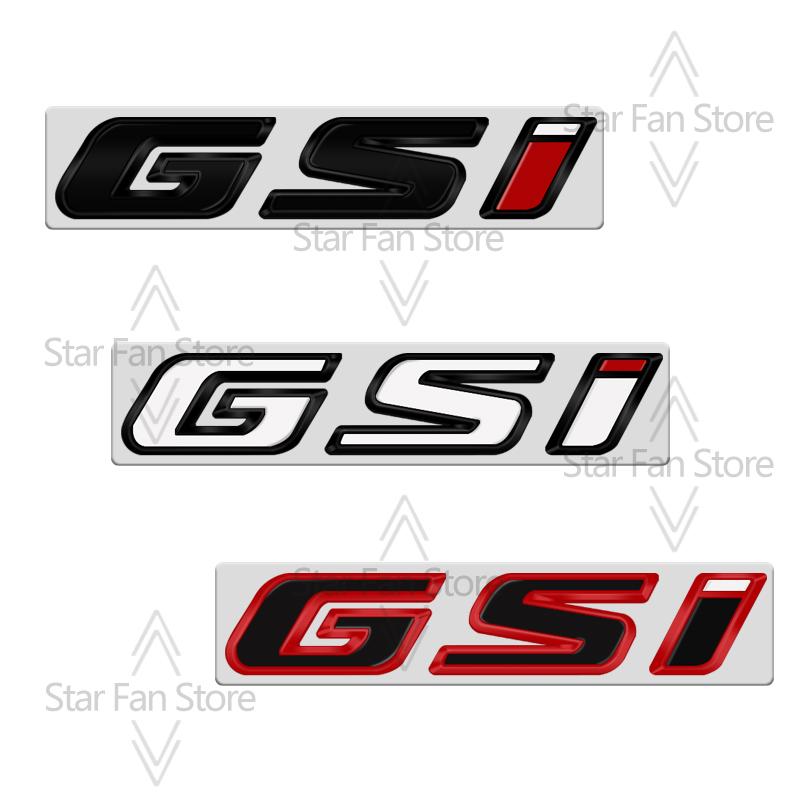 Metal GSI Badge 3D Stickers Car Trunk Body Emblem Decal Styling For Opel Adam Meriva Insignia Mokka Zafira Junior Vauxhall VXR