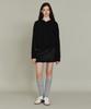 ITOV SEOUL Boucle Cable Hoodie Knit Bk