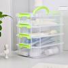 1Pcs Drawer Table Desk Storage Organizer Transparent Jewelry Container Bins Makeup Organizer Box