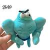 Funny Muscle Character Pendant Buff Fish Plush Keychain, Cartoon Stuffed Soft Polyester Fiber Pendant, Novelty Bag Charm Key Ring, Creative