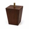 Replacement Wooden Furniture Legs Set of 4, Square Tapered Support Feet for Sofa Cabinet Coffee Table and Bed Use