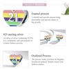 WOSTU 925 Sterling Silver Charm Rainbow Love Lettering 21 Bead Pendant Fit Original Bracelet Necklace For Women Jewelry