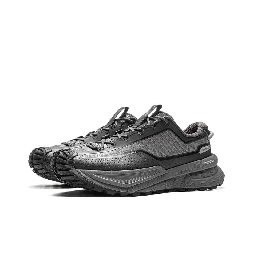 Li Ning Outdoor CF Trail Comfortable Fashion Simple Casual Rebound Shock Absorption Breathable Low-Top Hiking Shoes Unisex Hiking Shoes AHTV047-5