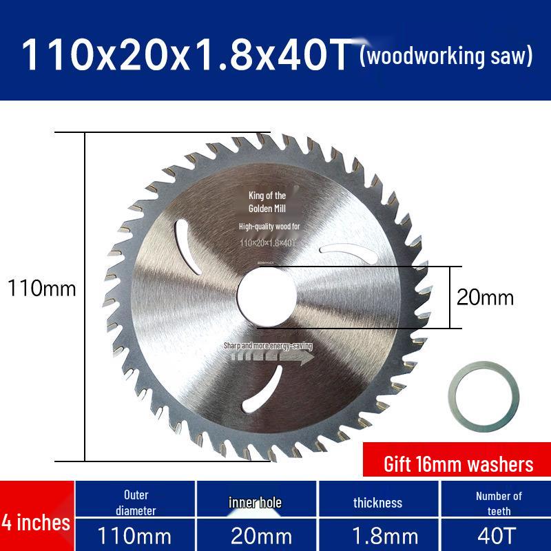 10-Inch Wood and Marble Diamond Saw Blade for Circular Saws