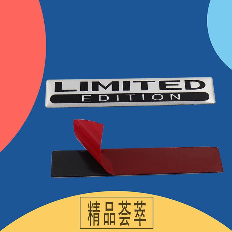 Aluminum Limited Edition Car Trunk Decal Sticker Badge Emblem For Motorcycle Decals Car Tuning Decoration