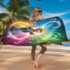 Builder's Bright Spark Strandtuch Mikrofaser Strandtuch, Leicht und Schnelltrocknend, für Sommerreisen, Schwimmbad-Fan Geburtstagsgeschenk