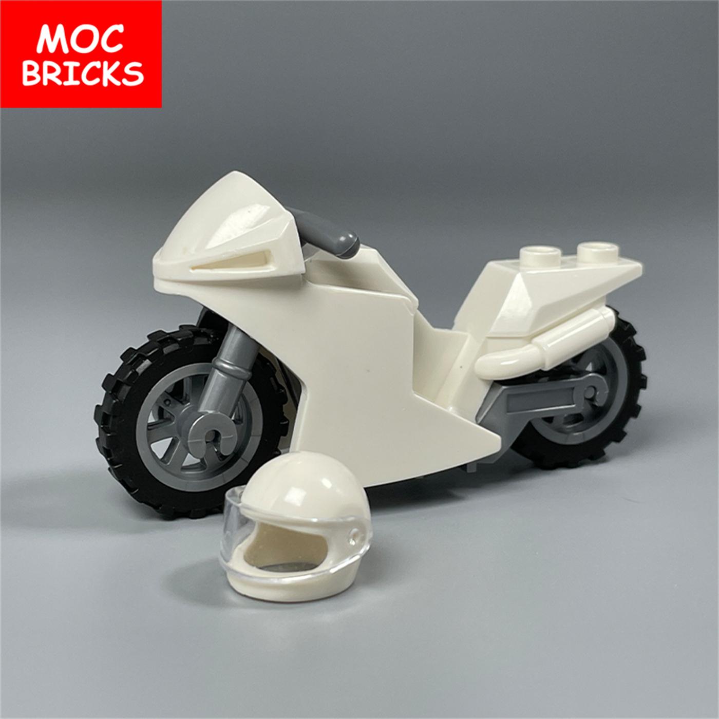 

MOC Кубики Мотоцикл Мотоцикл Кросовий Мотоцикл Для Фігурки 4 см 50860 DIY Навчальні Будівельні Блоки Іграшки Подарунки для Дітей