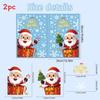Window Holiday Stickers With Pvc Snowflakes Penguins And Santa Christmas For