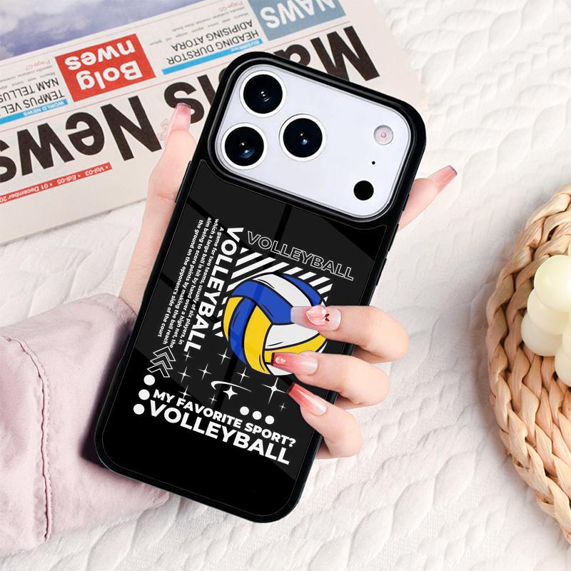 Volleyball Sport Phone Case For IPhone 17 16e 15 14 13 12 11 Pro Max Air Mini Soft Protective Cover