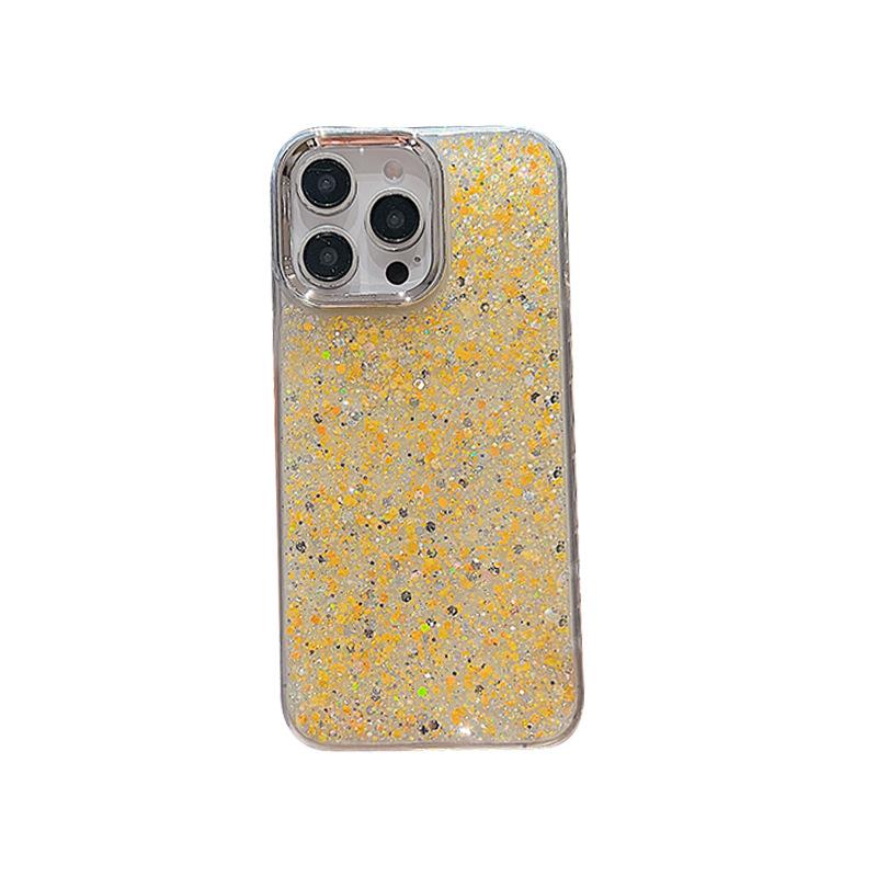 Glitter Sequin Phone Case For Iphone17Promax Silicone Female Apple 15Plus Premium Sense 14