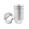 100Pcs Round Tart Pan Disposable Pie Tin Cake Mold Shell Egg Tart Mould  Baking Cup