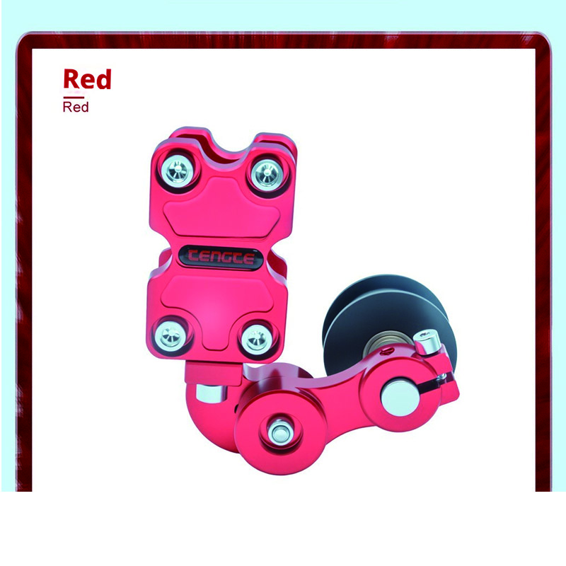 Universal Aluminum Motorcycle Chain Tensioner Auto Adjuster Scooter E-Bike Chain Tightener Modification Parts