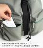 Lizdays A4 Back Buckle Women's Backpack, Water-Repellent Nylon, Lightweight, Size, Zipper, (Black)