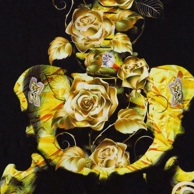 Skull Frame Print Jumpsuit, Halloween Adult Parade Costume Jumpsuit